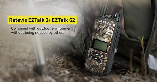 New Arrivals! Retevis Two Way Radios for Hunting EZTalk 2/ EZTalk 62