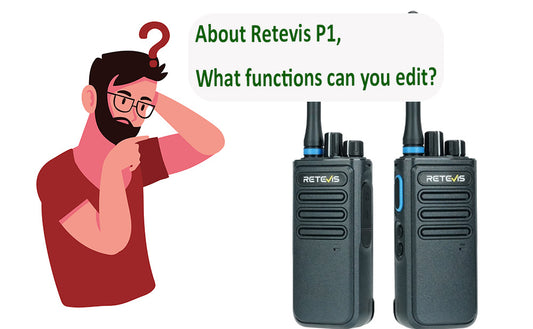 Get One Retevis P1, What Functions can You Edit?