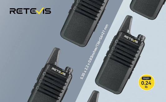 Best Budget Rechargeable Walkie Talkie: Retevis RT22