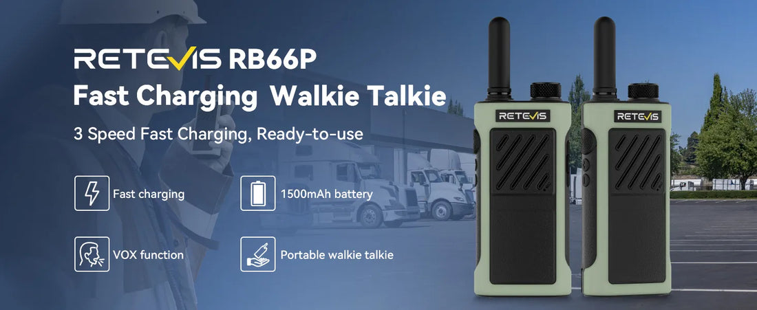 Retevis RB66P Super Fast Charging Walkie Talkie for Business