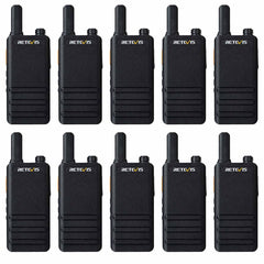 RT22P Business 2 Watt FRS Walkie Talkies 10PACK