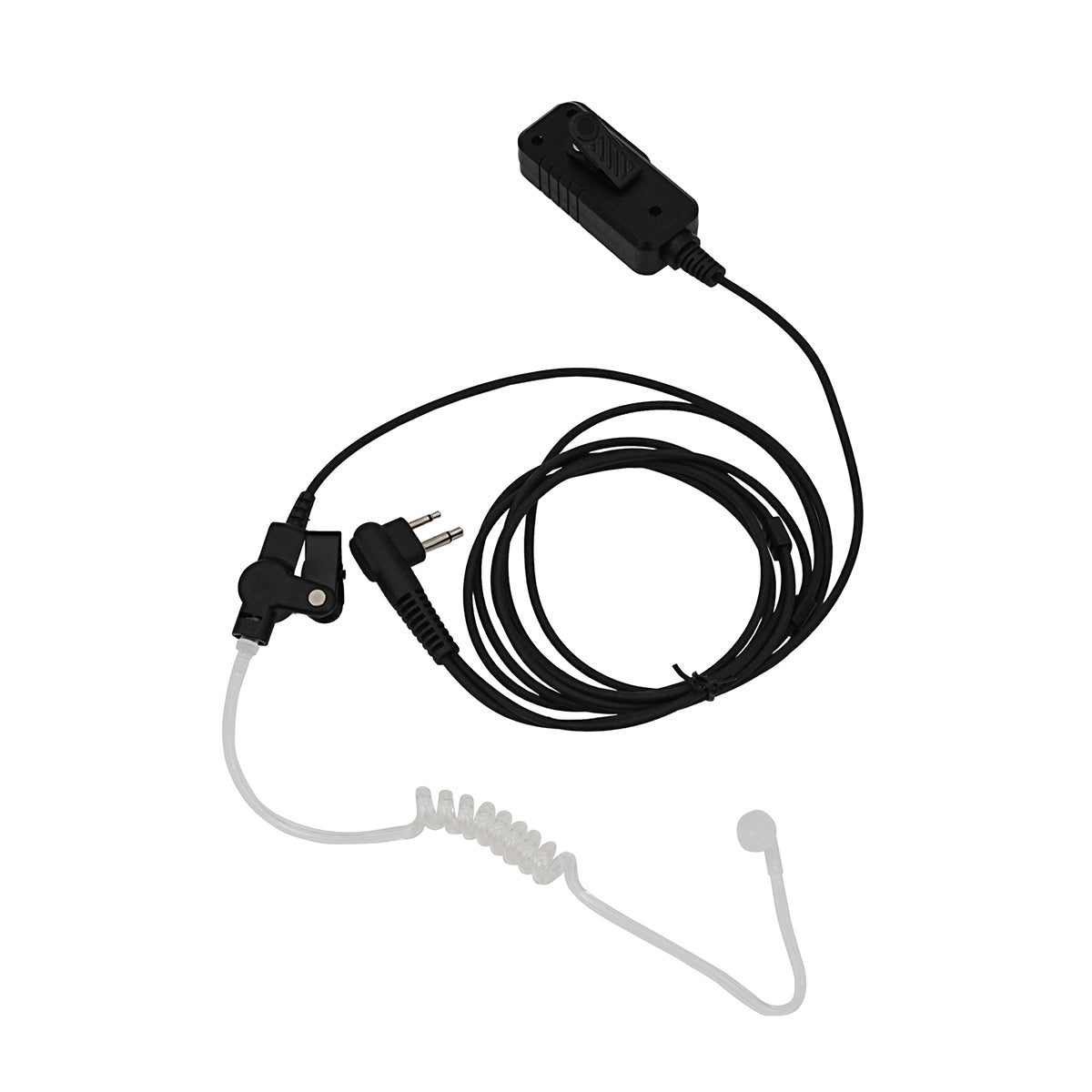 Retevis AI Noise-Canceling 2-Wire Covert Acoustic Tube Earpiece with 300mAh Battery