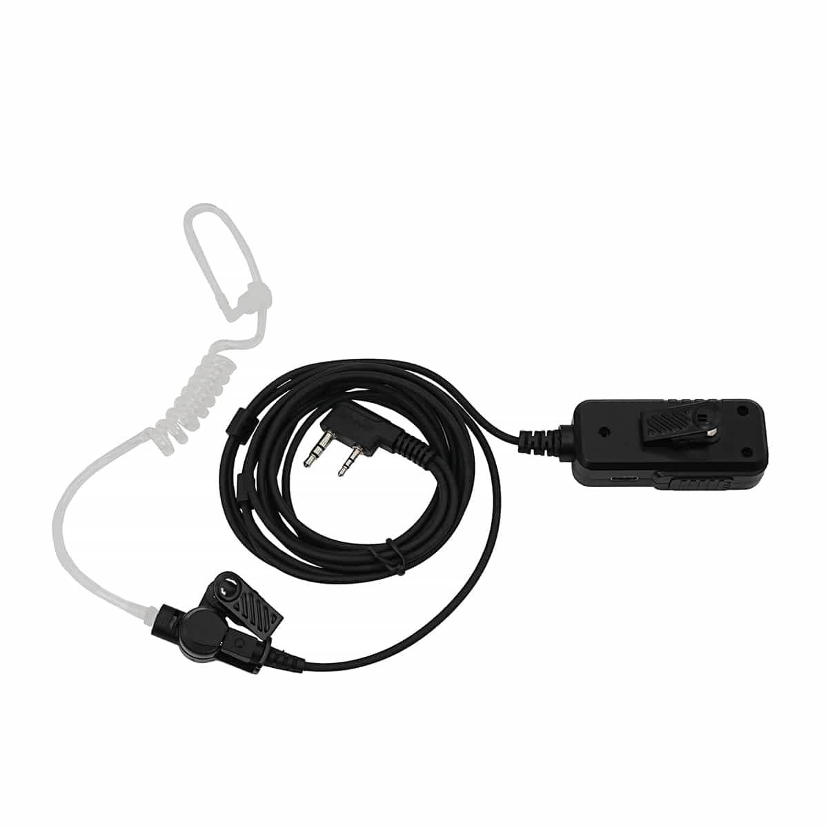 Retevis AI Noise-Canceling 2-Wire Covert Acoustic Tube Earpiece with 300mAh Battery