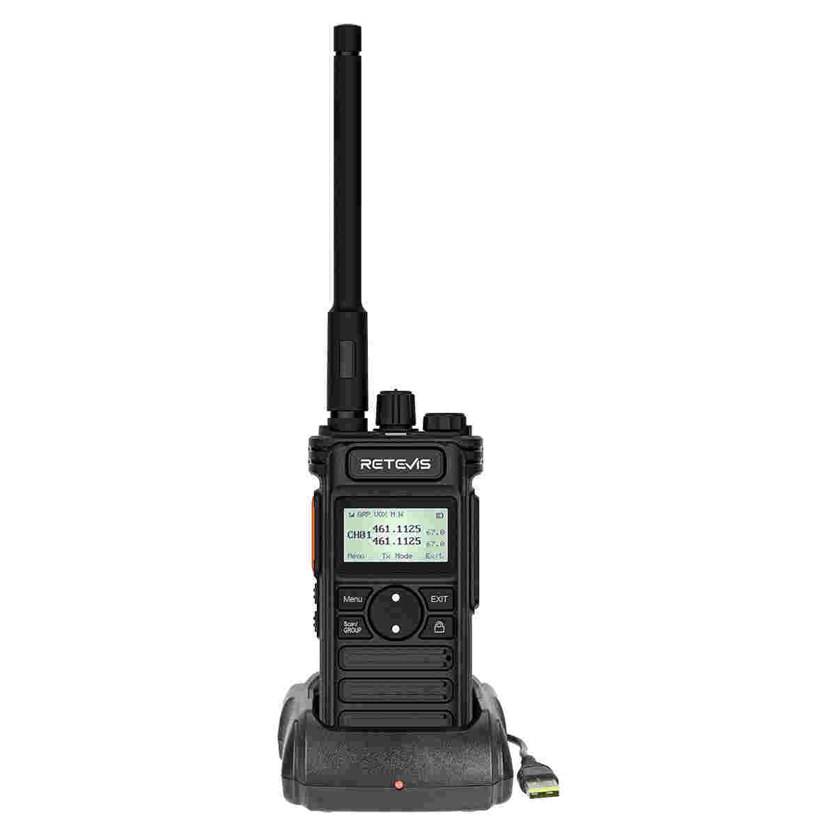 Retevis RT86S High Power UHF Radio with LCD Display Handheld Radio for Business Use