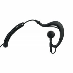 Volume Control Coiled Earpiece Inline PTT Mic for RT22