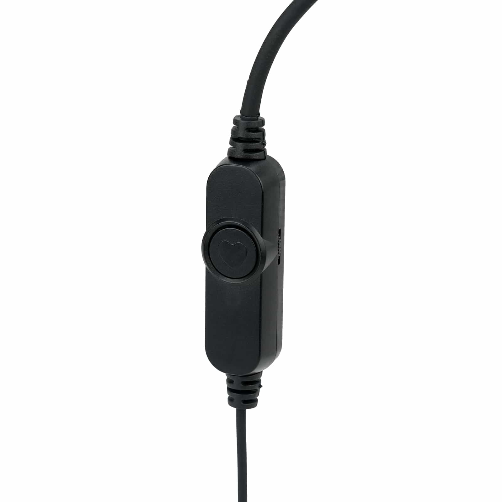 Volume Control Coiled Earpiece Inline PTT Mic for RT22