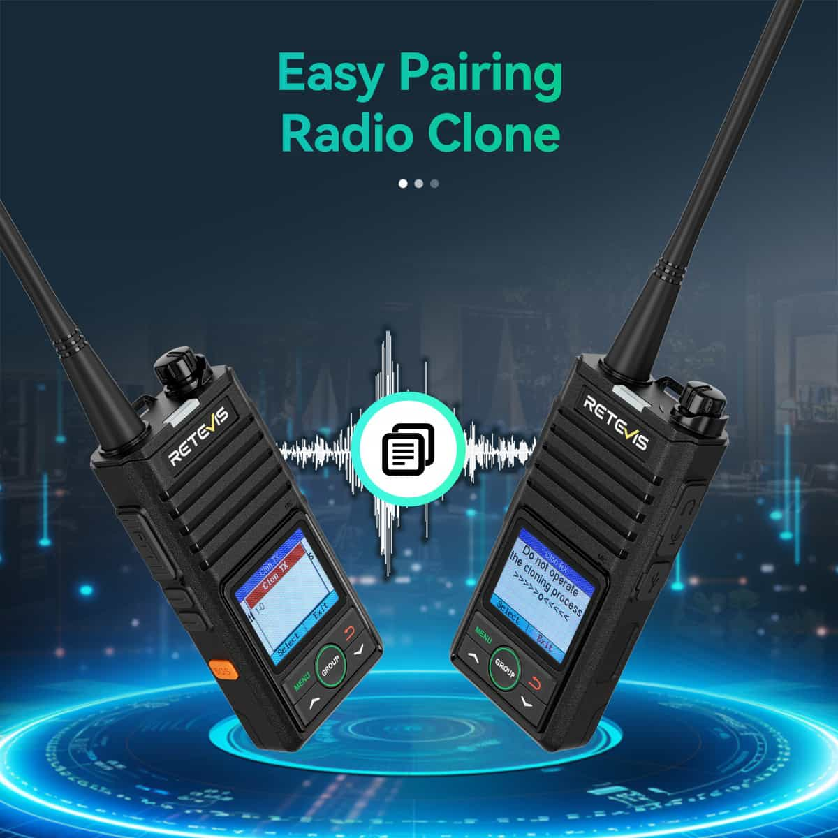 RB58 Two Way Noise Reduction APP Control Bluetooth Radio