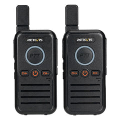 RB45 Dual PTT License-free Walkie Talkies With Earpieces 10packs