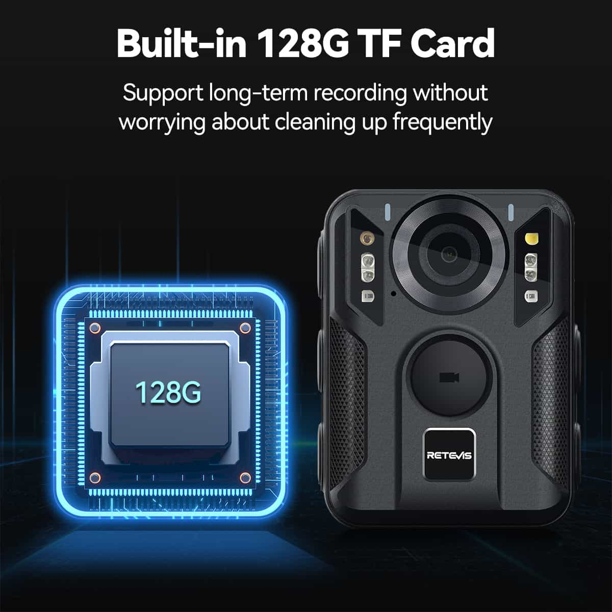 RT79 Black WIFI Body-Worn Camera