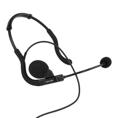 Lightweight Behind-the-Head Single Speaker Headset for Kenwood 2Pin Two-way Radios