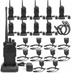 Retevis RT29D Waterproof DMR Radio with IP67 Speaker Mic Kit 10Pack