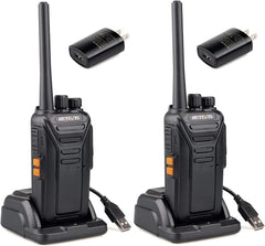 RT27 Walkie Talkies Long Range 2 Way Radios Rechargeable FRS Radio 2Pack