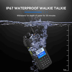 Retevis Ailunce HA1UV IP67 Waterproof  Sub-PTT Dual Band Two Way Radio