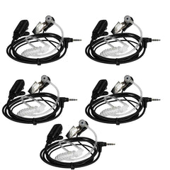 5Pack EAY001 3.5mm Covert Acoustic Tube Earpiece for RT22P B3S Radio