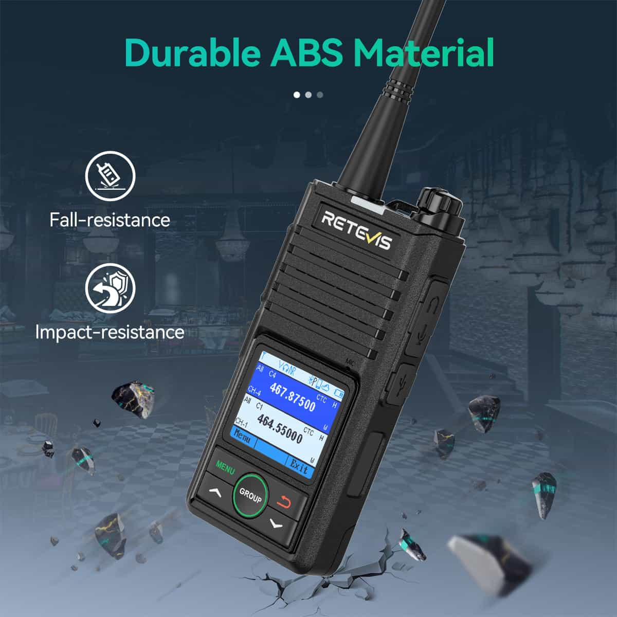 RB58 Two Way Noise Reduction APP Control Bluetooth Radio