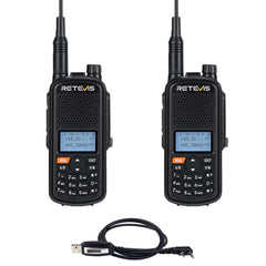 A1 Waterproof GPS Analog Two Way Radio 2 Pcs With Program Cable