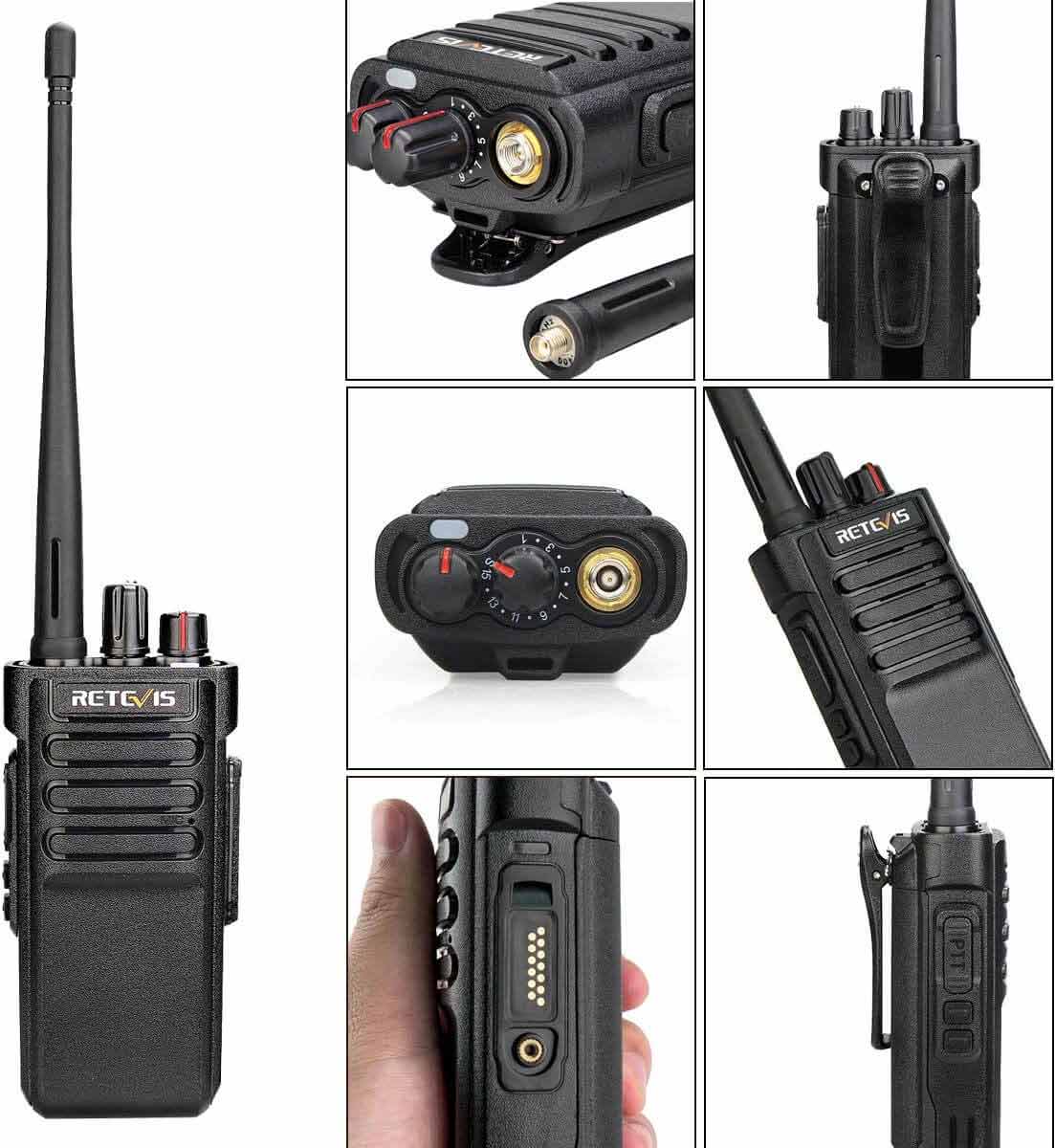 RT29 VHF Waterproof Walkie Talkies (6 Packs) with Multi-Unit Charger