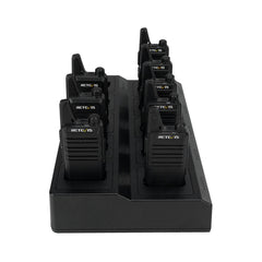 Retevis RT22 Small Business Walkie Talkie 10PCS with 10-Way Charger and Earpieces