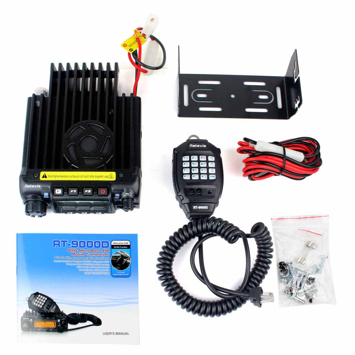 RT9000D 50W UHF Mobile Radio with NGP Antenna Kit