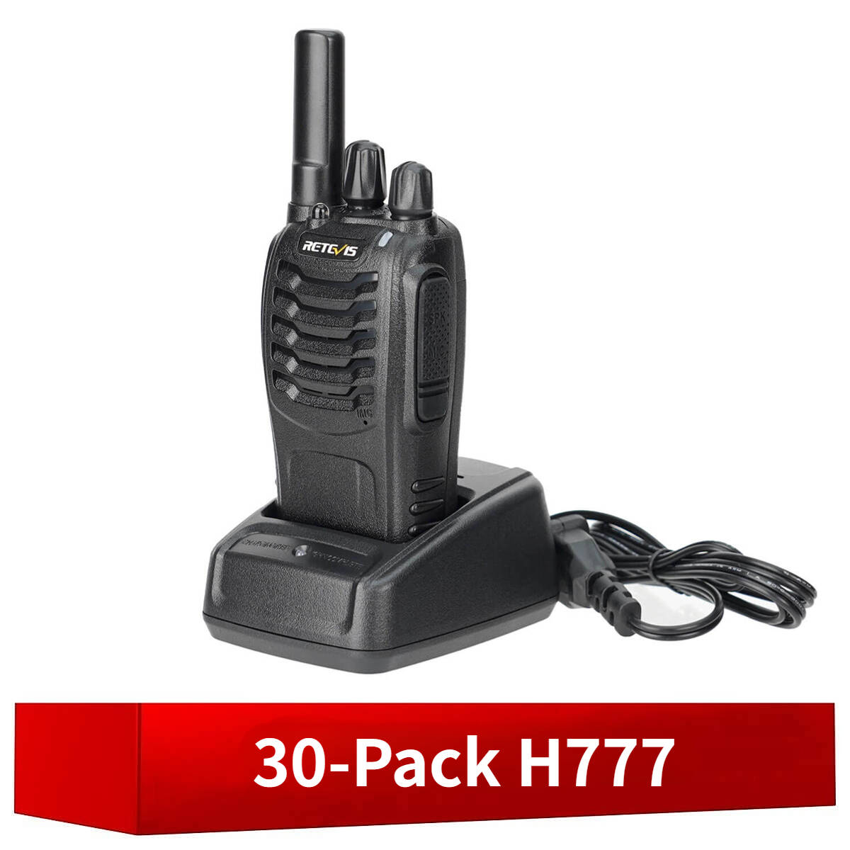 Retevis H777 Rechargeable Portable Handheld Radio (30 Pack)