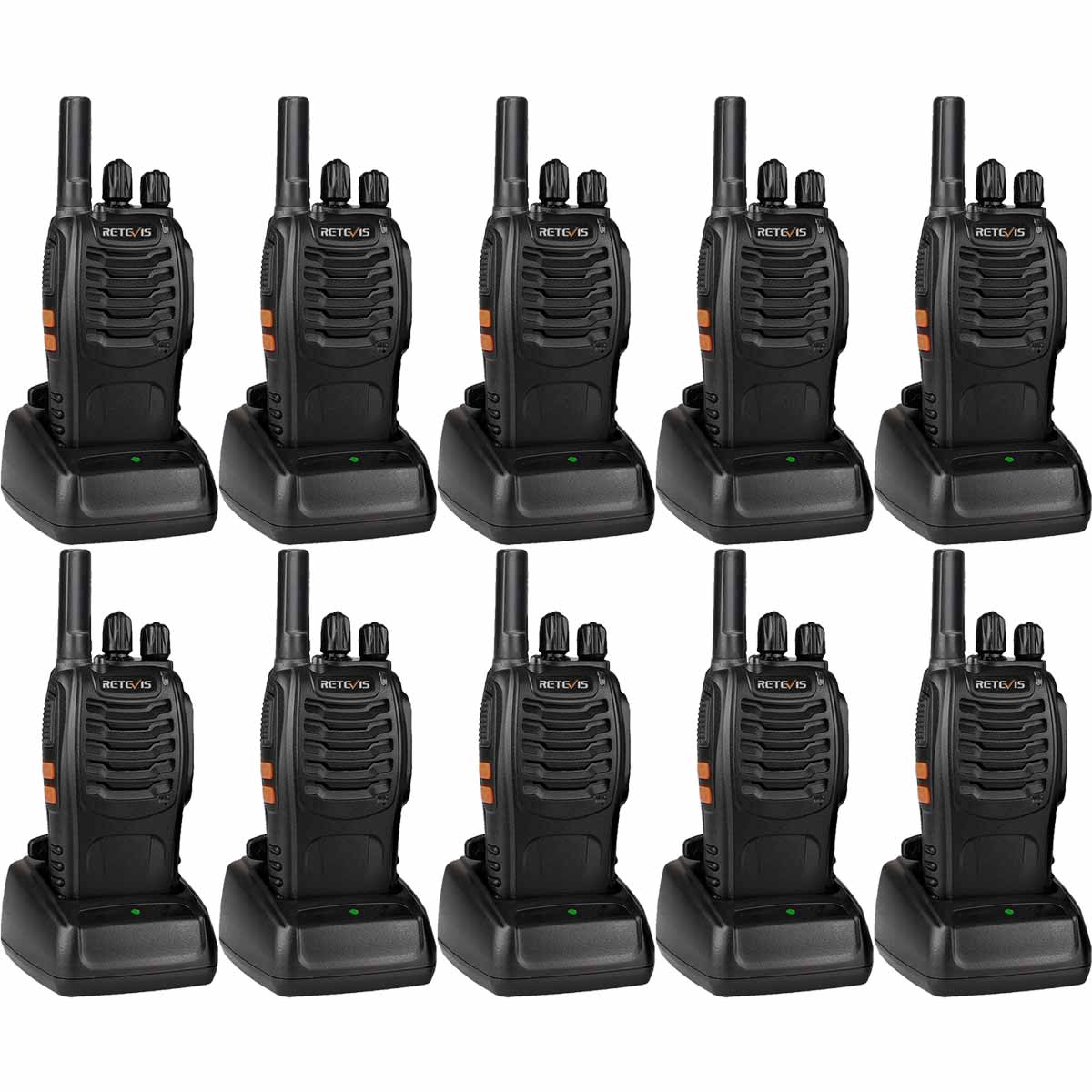 H777 Handheld Business FRS Radio (10 Pack)