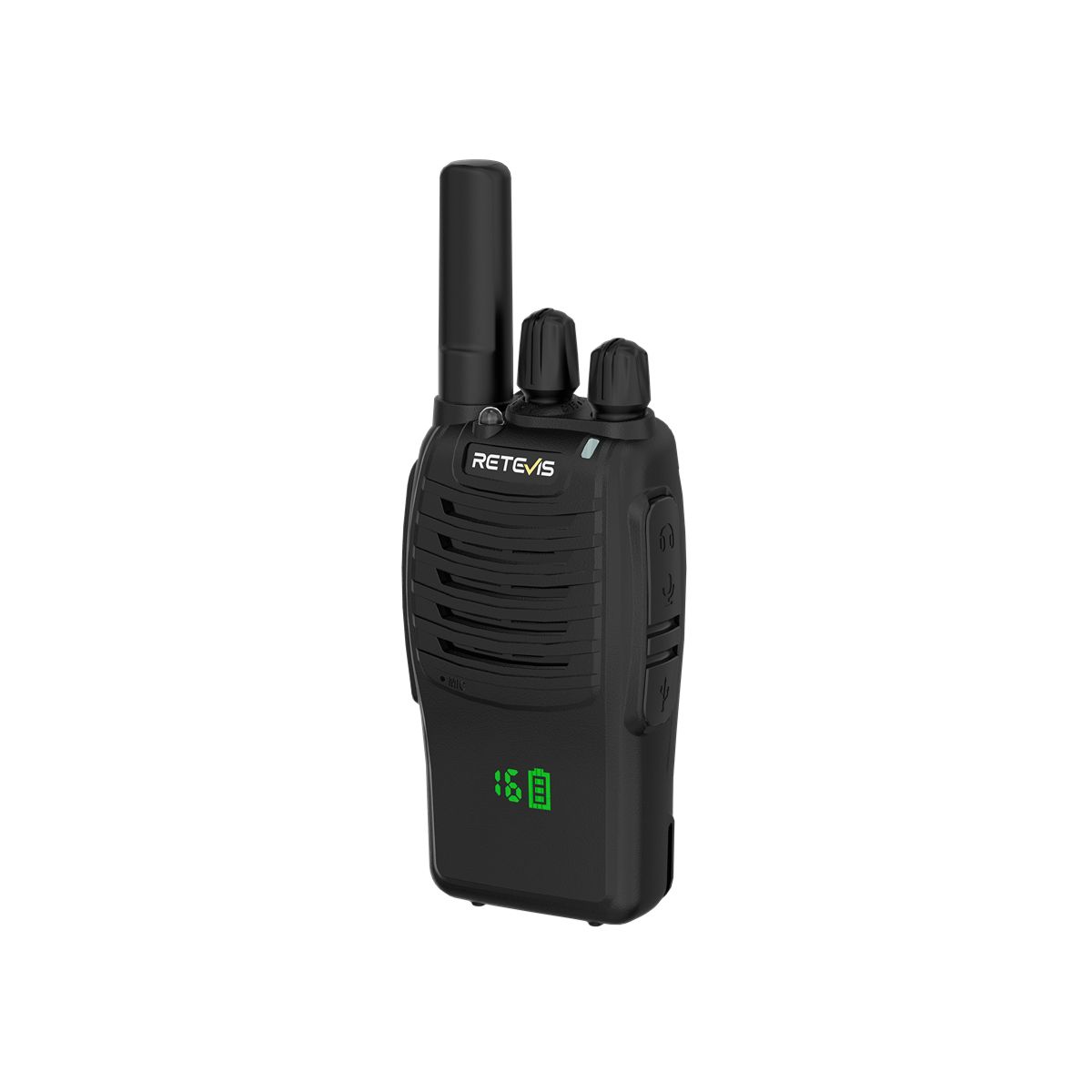 Retevis H777H Rechargeable 2 Way Radios with Hidden Display (6 Pack) and 6-Way Charger