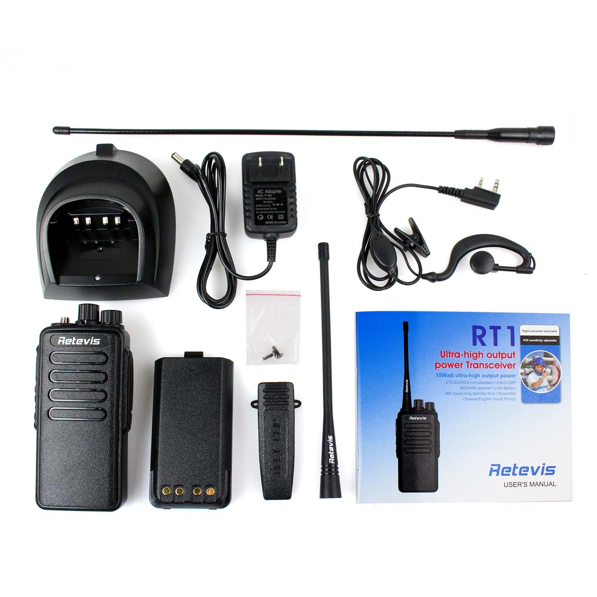 RT1 High Power Rugged Business Radio(6 Pack)