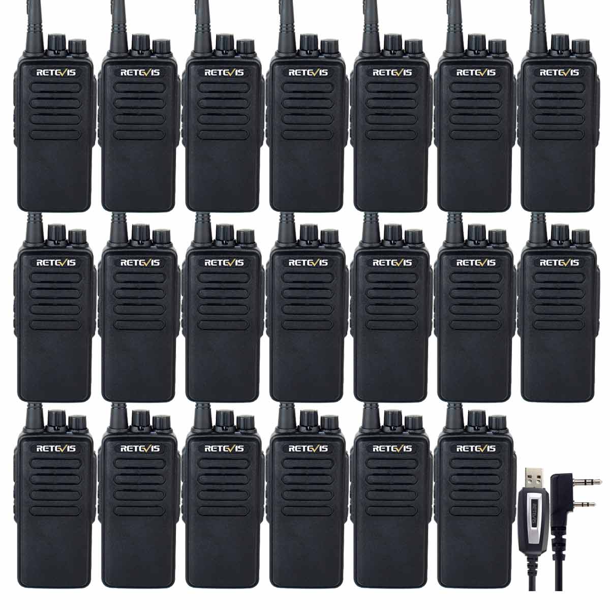 RT1 10 Watt Rugged UHF Business Radio (20 Pack)