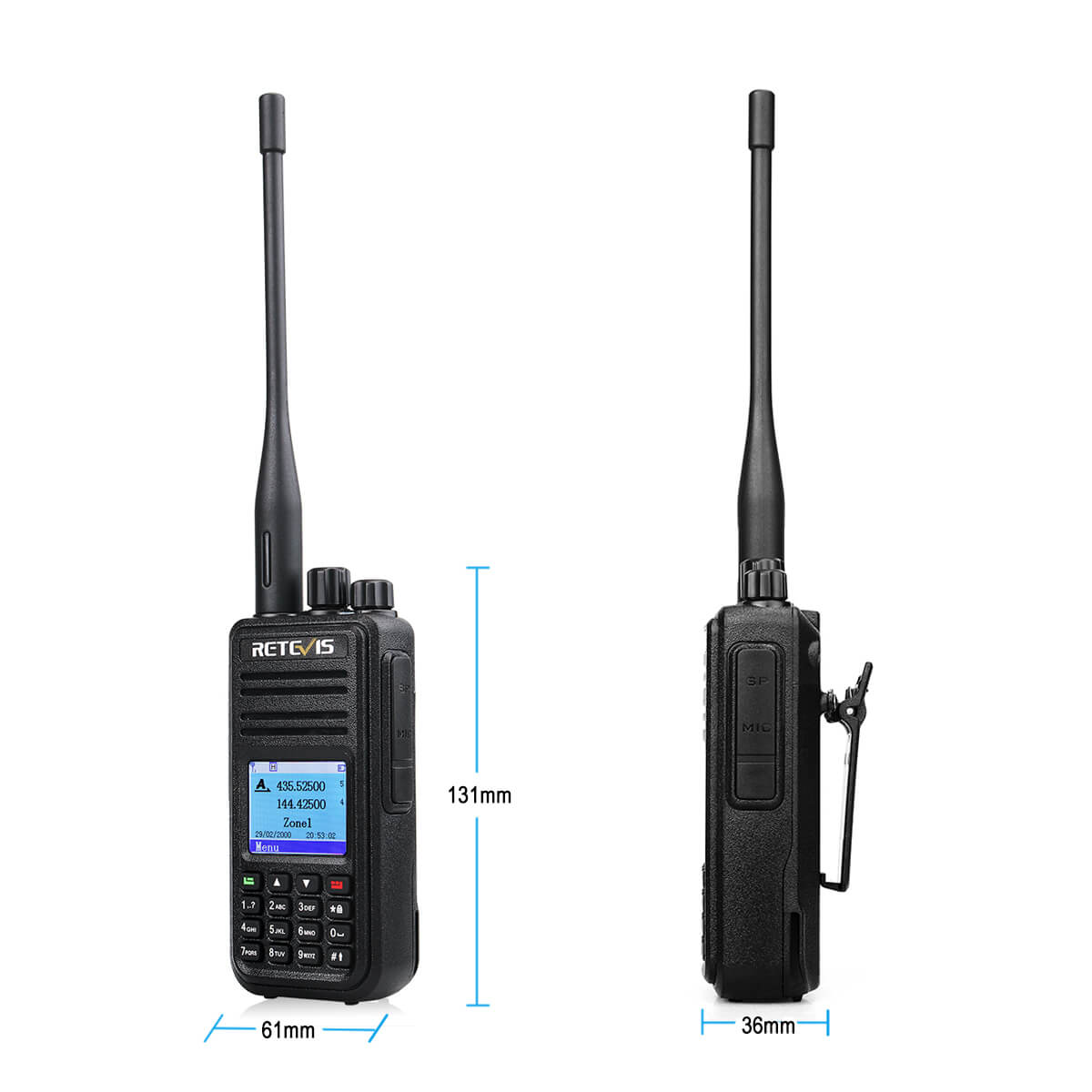 RT3S GPS Dual Band DMR Radio (20 Pack)