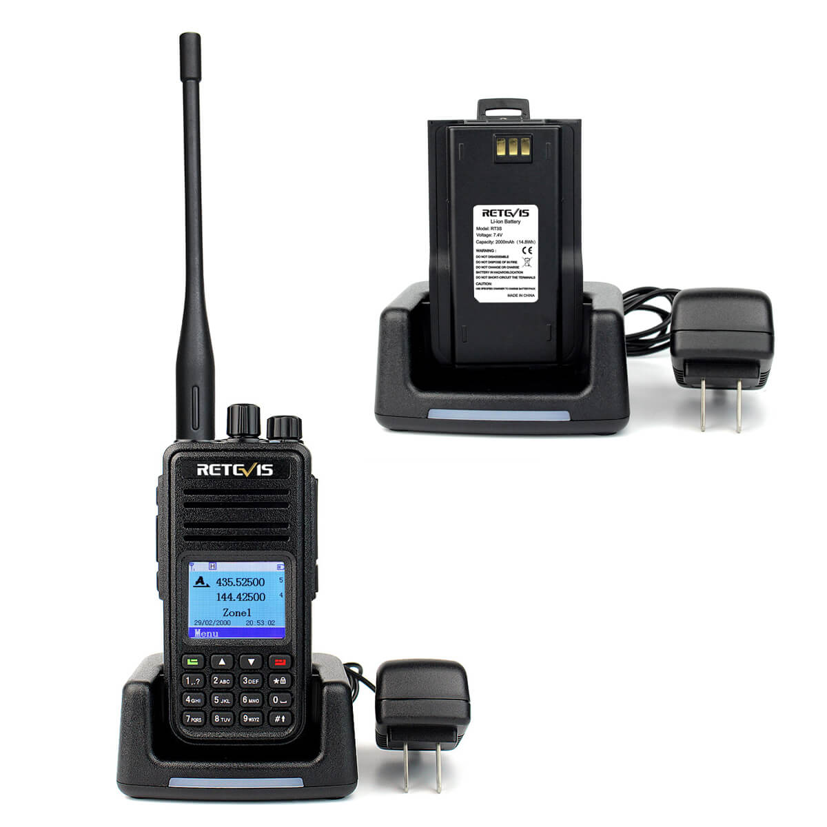 RT3S GPS Dual Band DMR Radio (20 Pack)