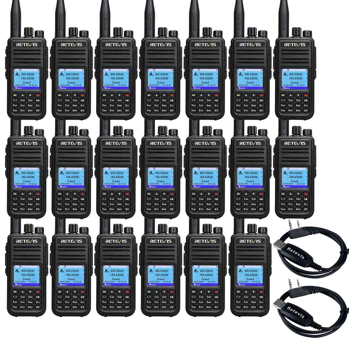 RT3S GPS Dual Band DMR Radio (20 Pack)