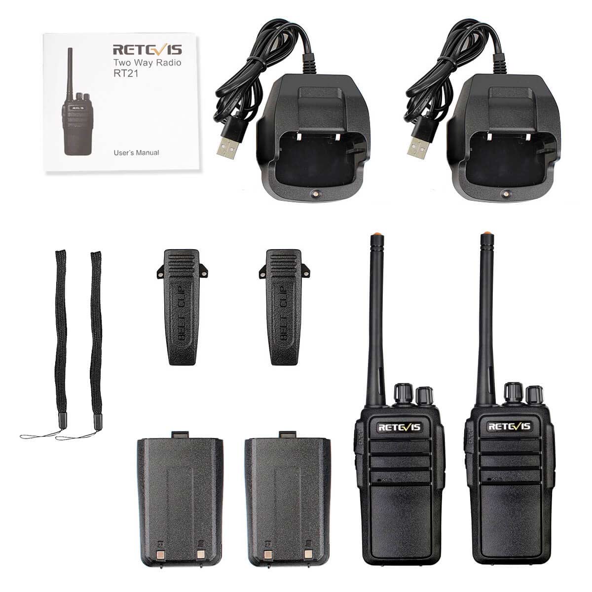 RT21 Rugged License Free Business Radio (20 Pack)