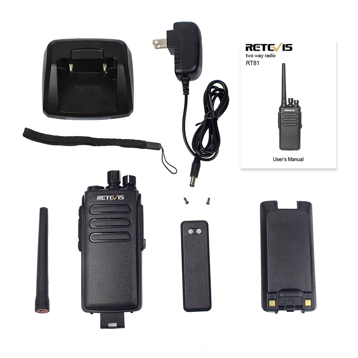 RT81 10w IP67 Waterproof UHF DMR Radio With Speaker (10 Pack)