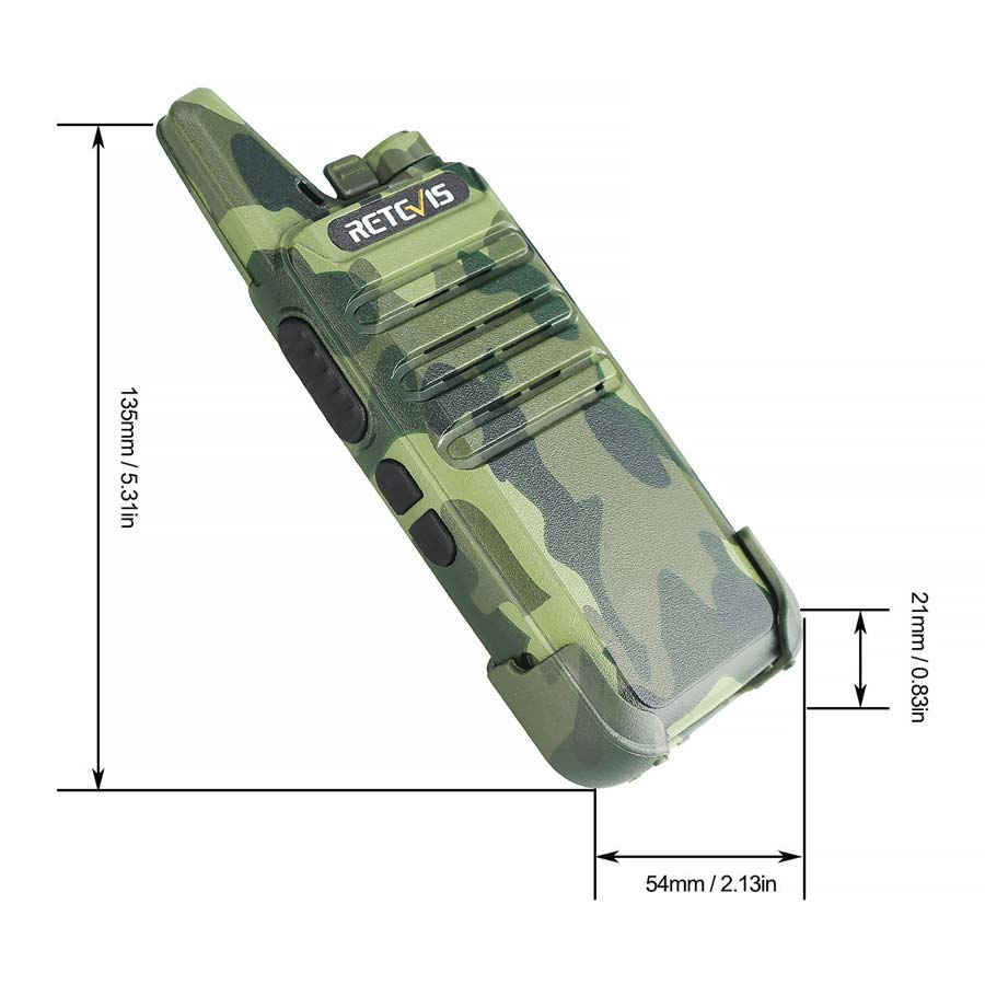 RT22 Camo Mini FRS Two-way Radios