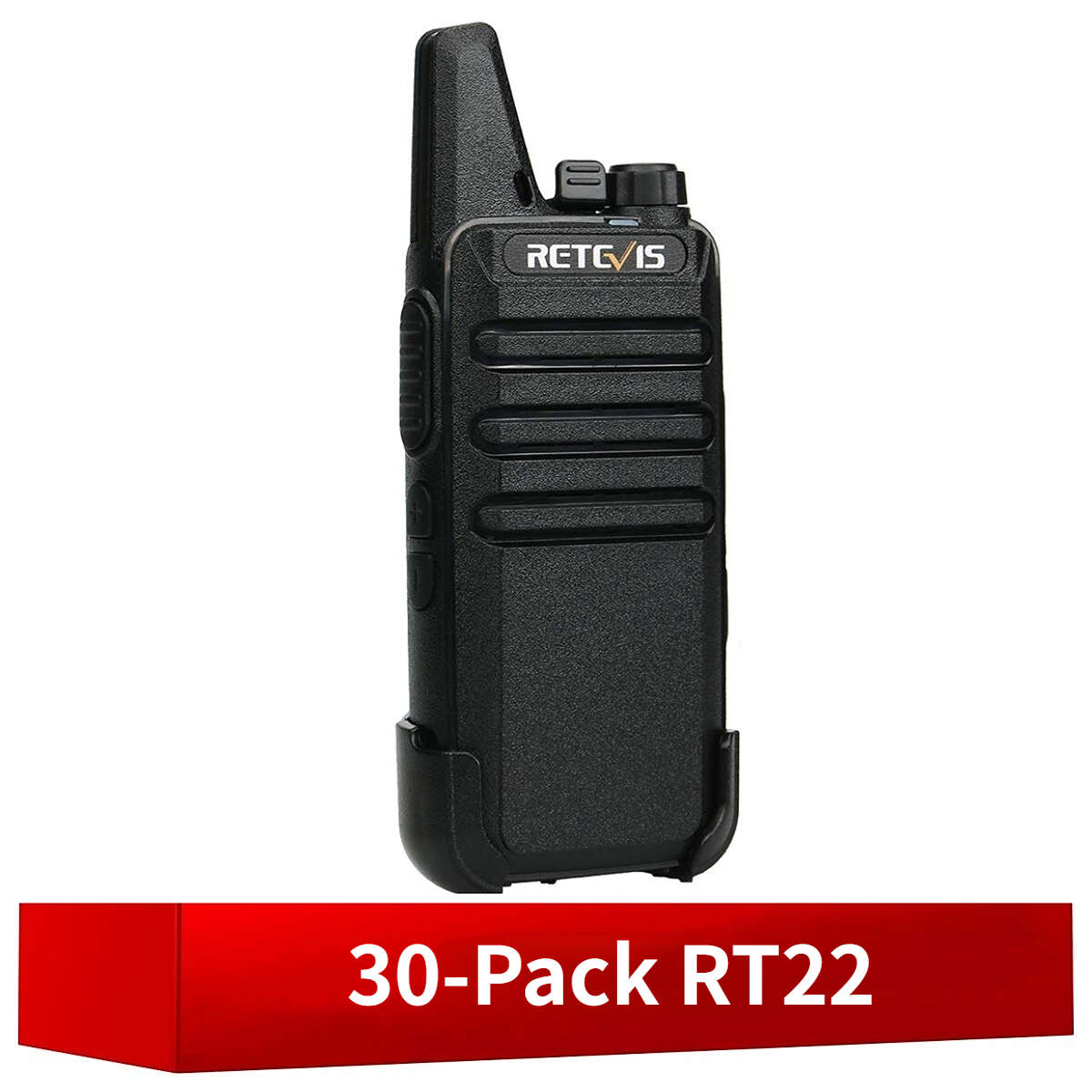 Retevis RT22 Mini Rechargeable Two Way Radio For Business (30 Pack)