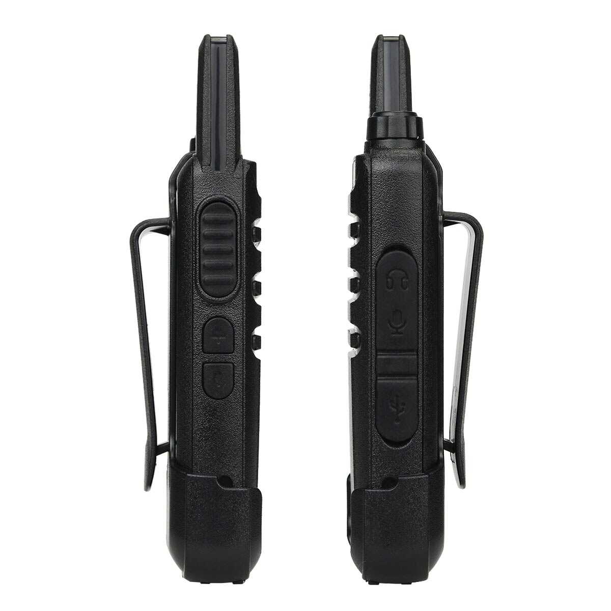 Retevis RT22 Small Walkie Talkie (12PCS) with 24 Earpieces and 2 Six-Way Chargers