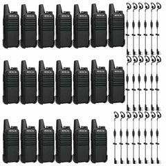 RT22 Small Business Radios with Earpiece Kit (20 Pack)