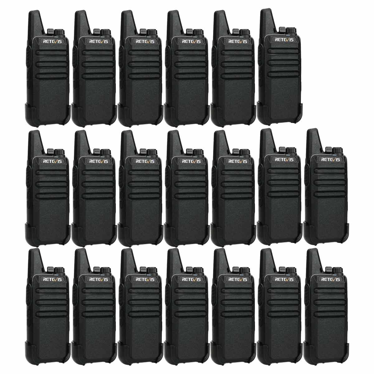 RT22 Lightweight Handheld FRS Radio (20 Pack)