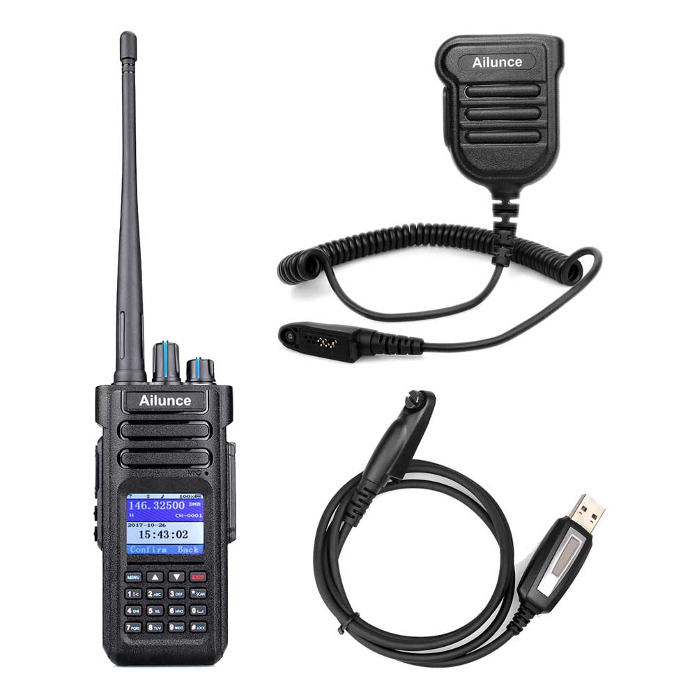 HD1GPS+Programming Cable+IP67 Speaker Mic