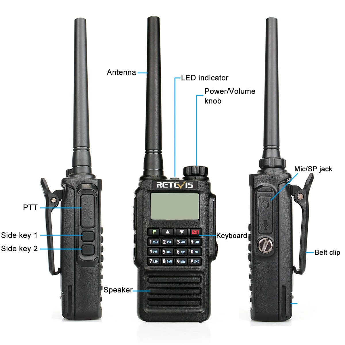 RT87 IP67 Dual Band Business Radio (10 Pack)