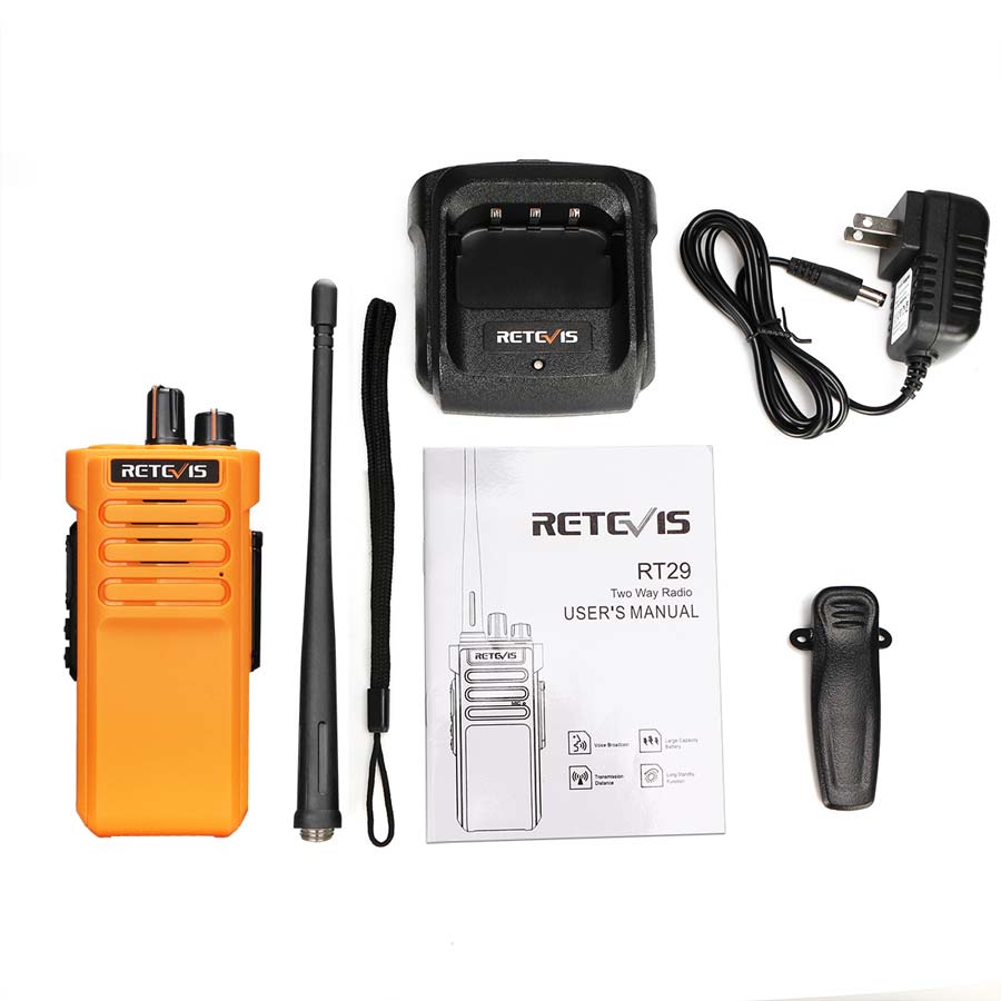 RT29 Long Range radio For Emergency Communication(Orange)