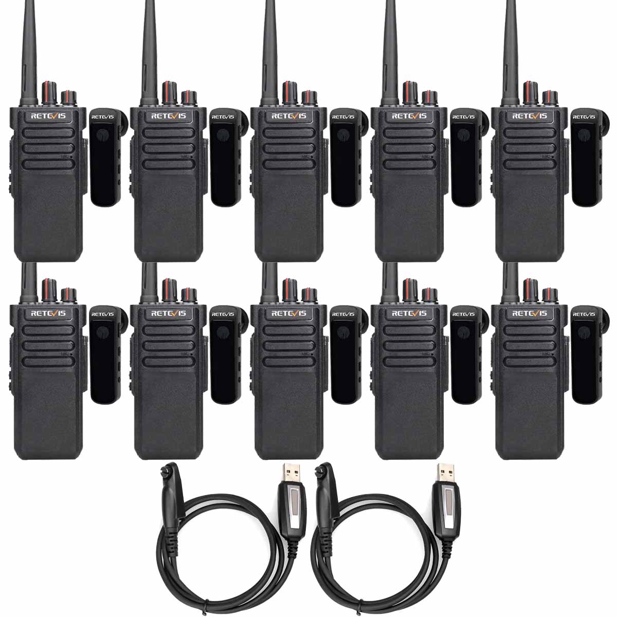 RT29D 10W Waterproof Bluetooth DMR Radio (10 Pack)