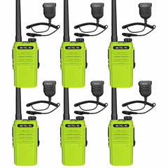 Retevis RT47 IP67 FRS Radio with IP67 Speaker Microphone kit (6 Pack)