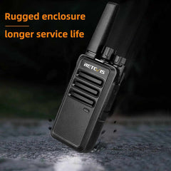 Retevis RT68 Durable Walkie Talkies for Business with Speaker Mics (10PCS)