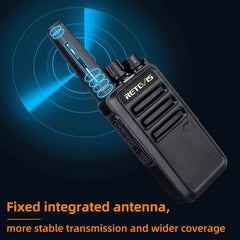 Retevis RT68 Durable Walkie Talkies for Business with Speaker Mics (10PCS)