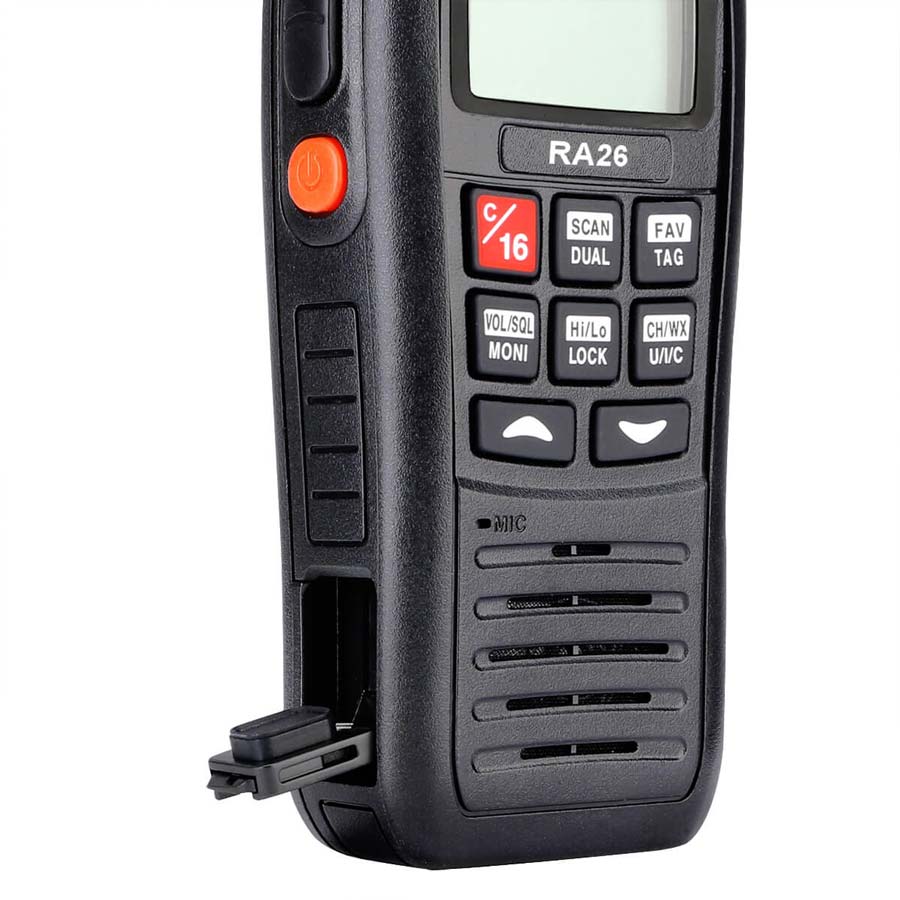 RA26 Waterproof IP67 VHF Handheld Marine Radio