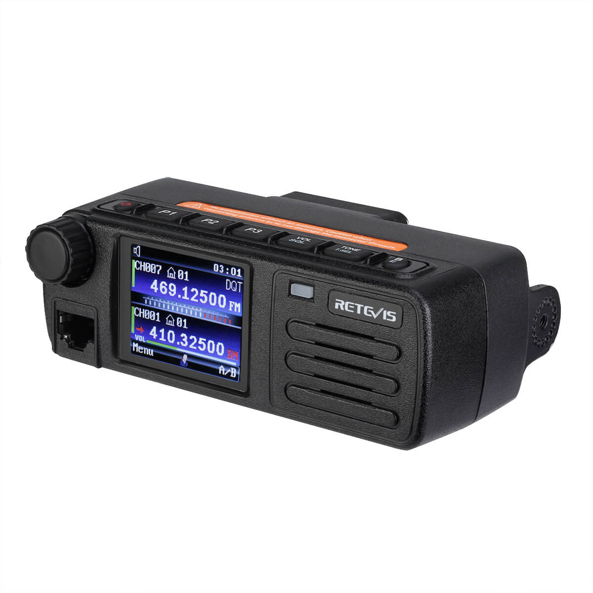 RT73 Dual Band GPS Mini DMR Mobile Radio