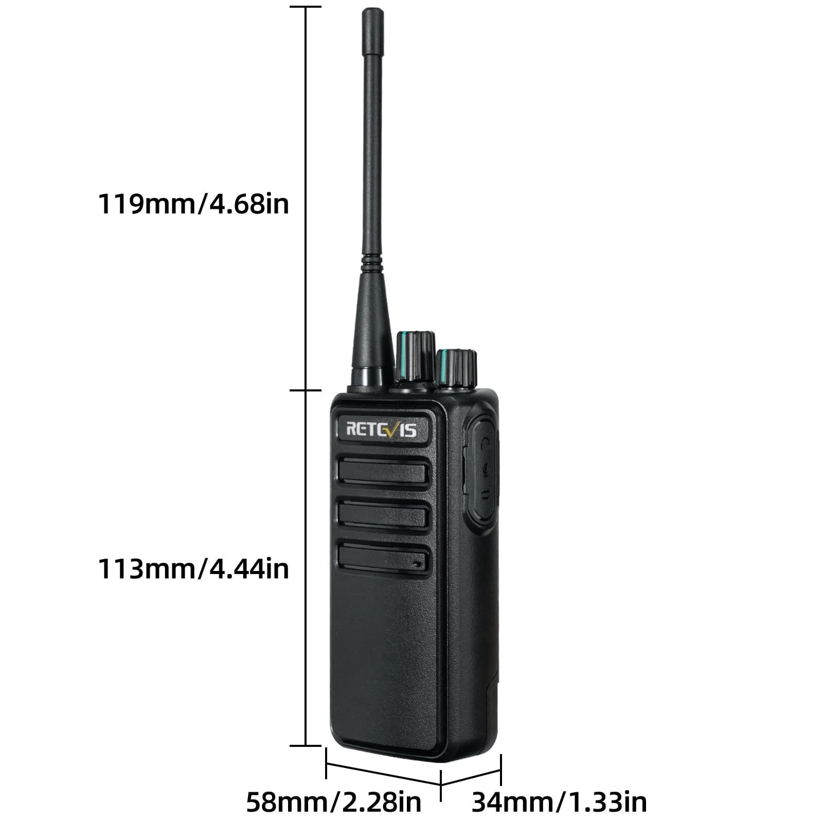 Retevis RB29 License Free Heavy Duty Walkie Talkie for Business 10Pack