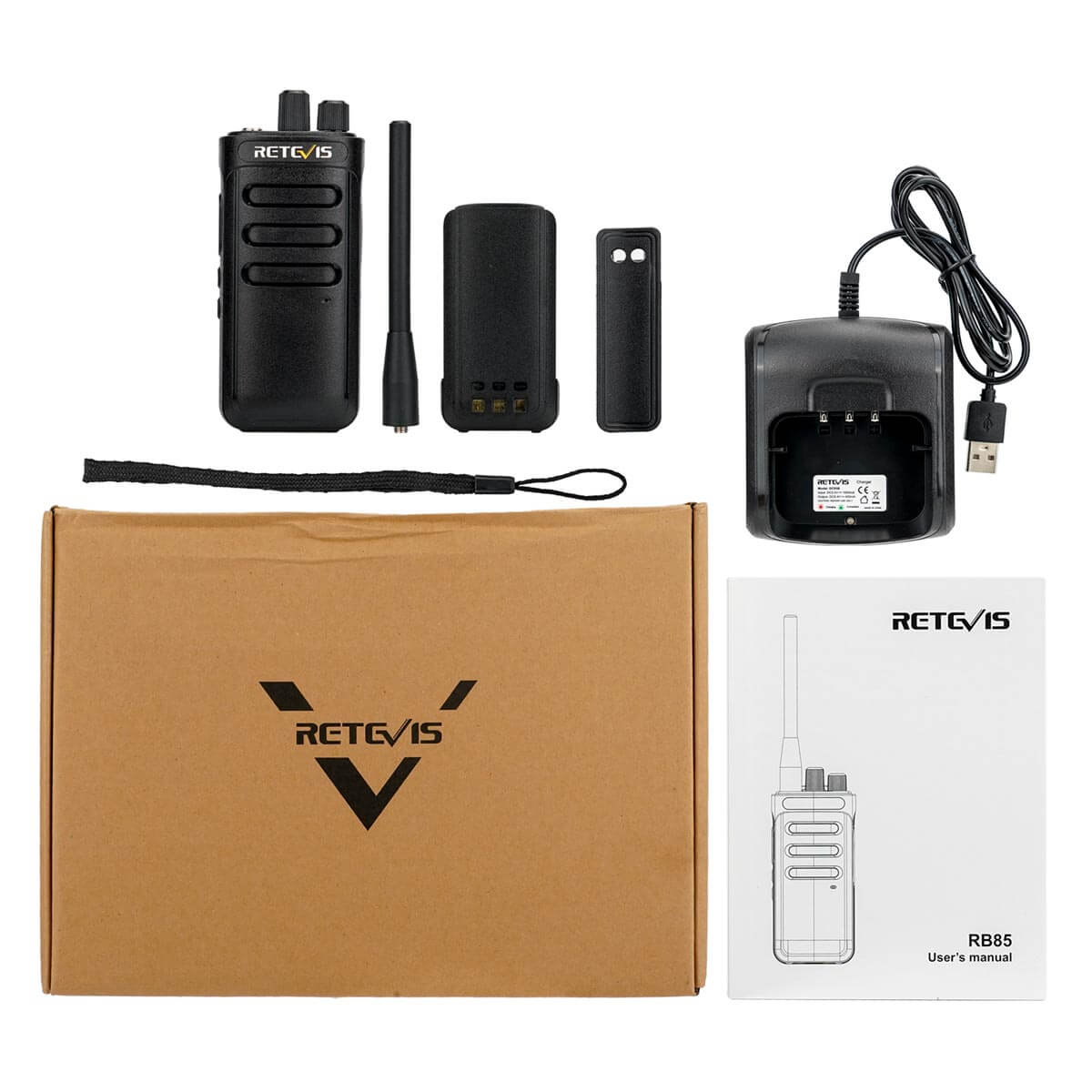 Retevis RB85 Intelligent Noise Reduction Long-range High power Radio