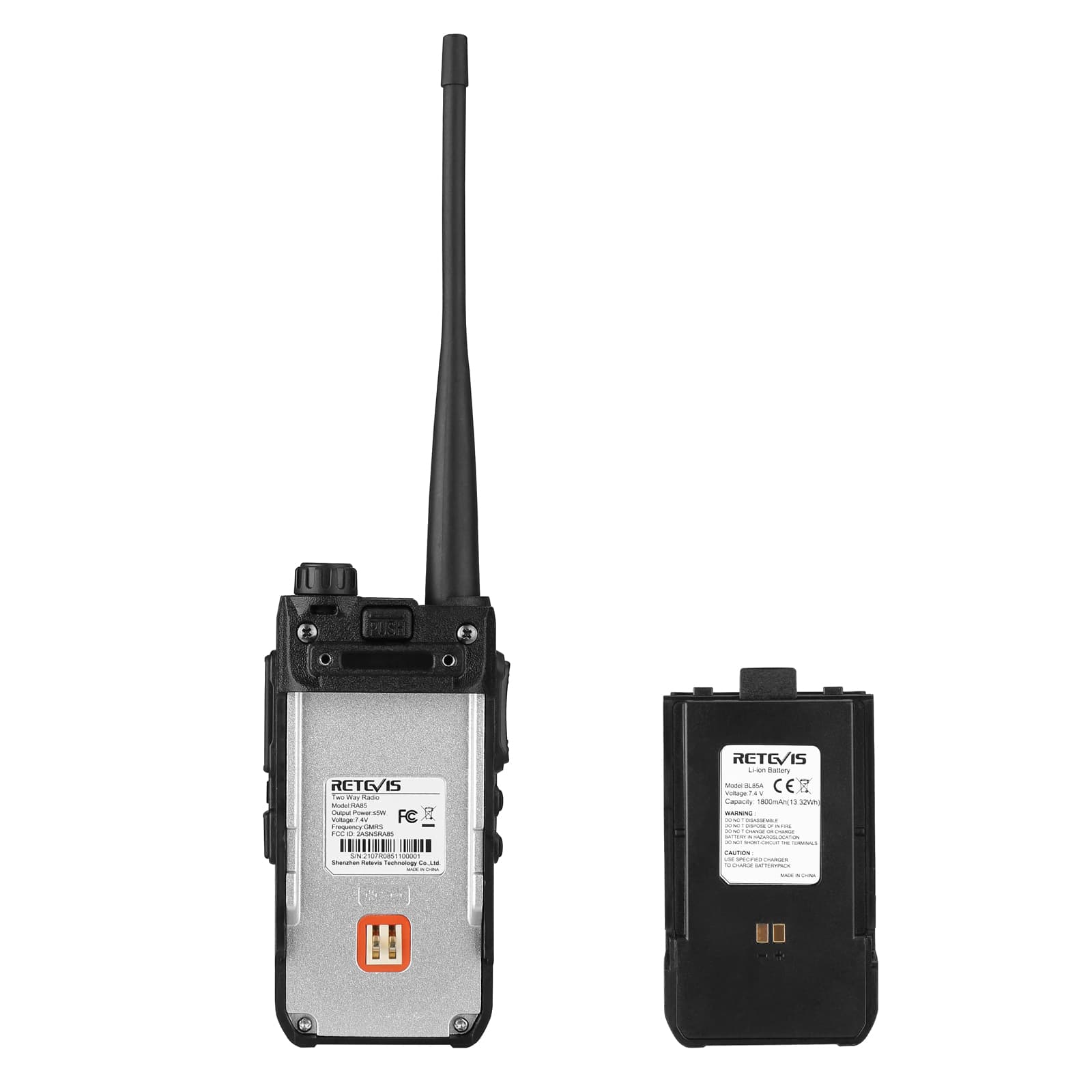 RA685 128-Channel Dual Band Handheld Ham Radio